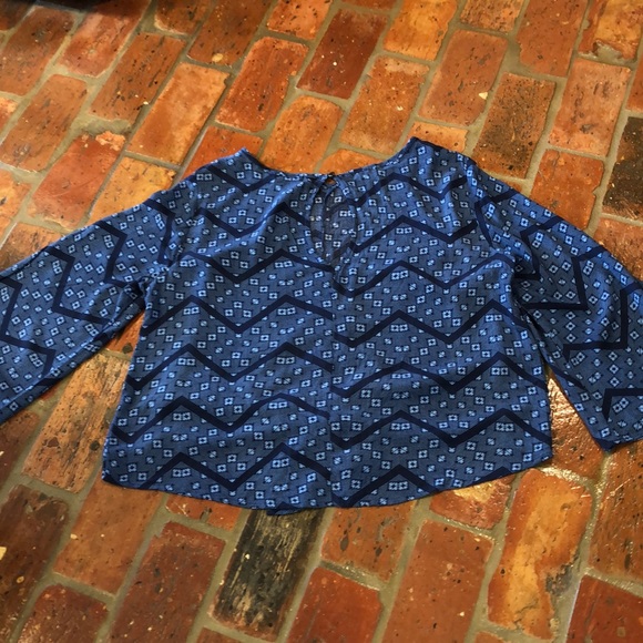 Soul Cake Boho bell sleeve tie waist top szL - Picture 7 of 10